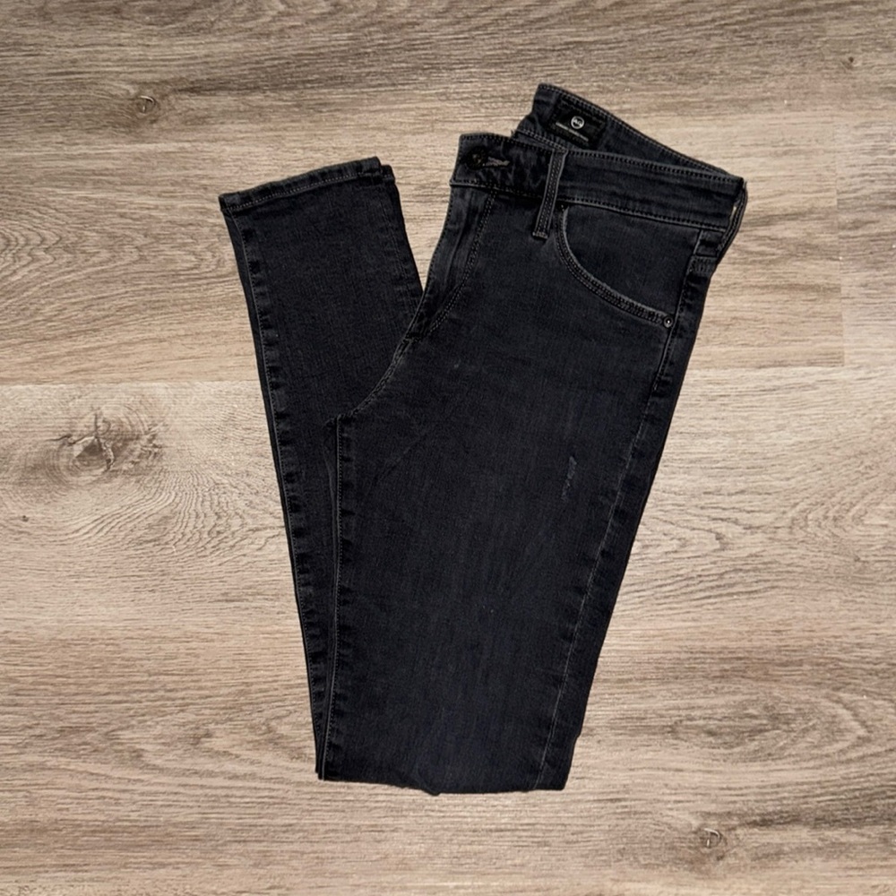The Farrah high rise skinny ankle by AG Jeans.